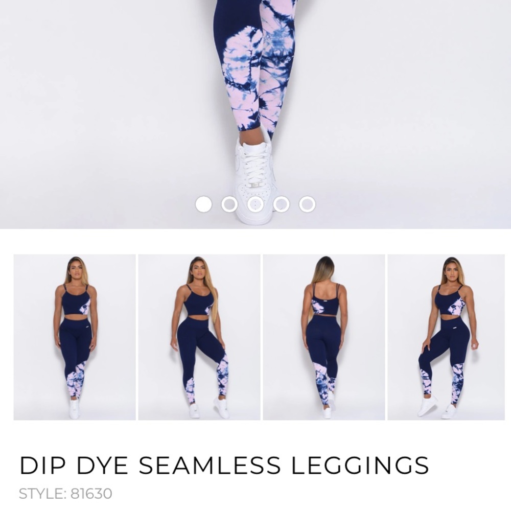 Bombshell Dip Dye Seamless Leggings (purple)